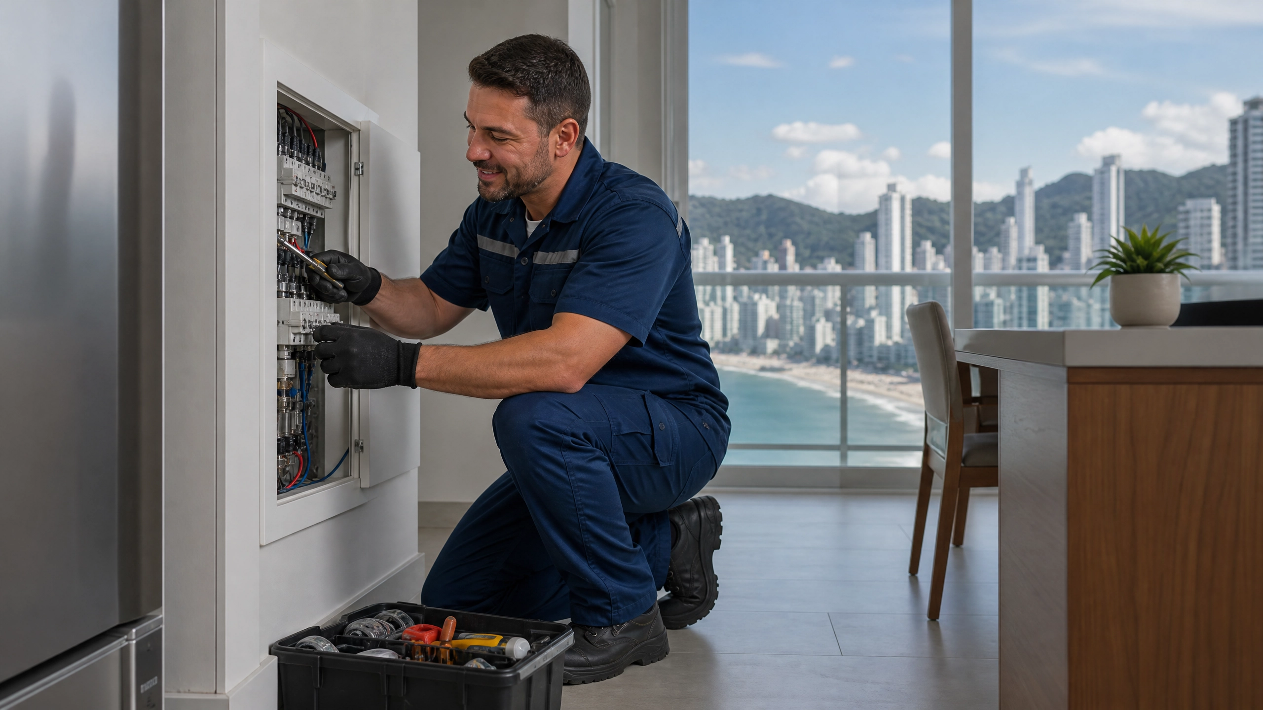 Atendimento de assistência residencial da Maxx Service